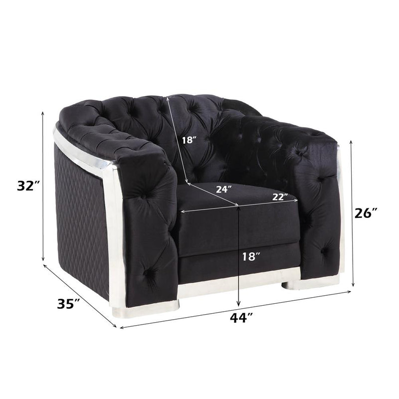 Calgary Furniture Emporium Pyroden Stationary Fabric Chair LV00298 IMAGE 8