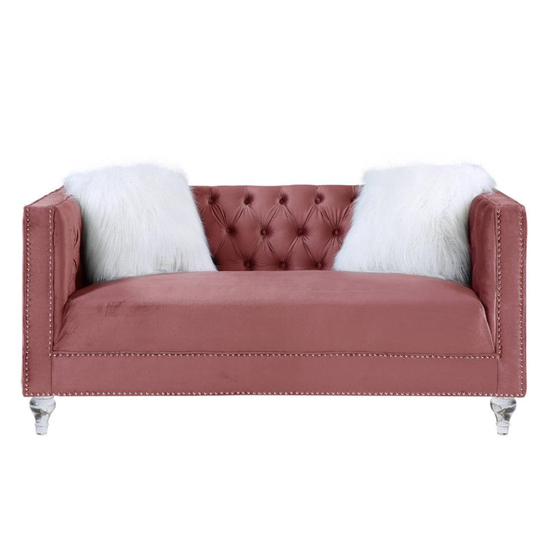 Calgary Furniture Emporium Heibero II Stationary Fabric Loveseat LV00328 IMAGE 3