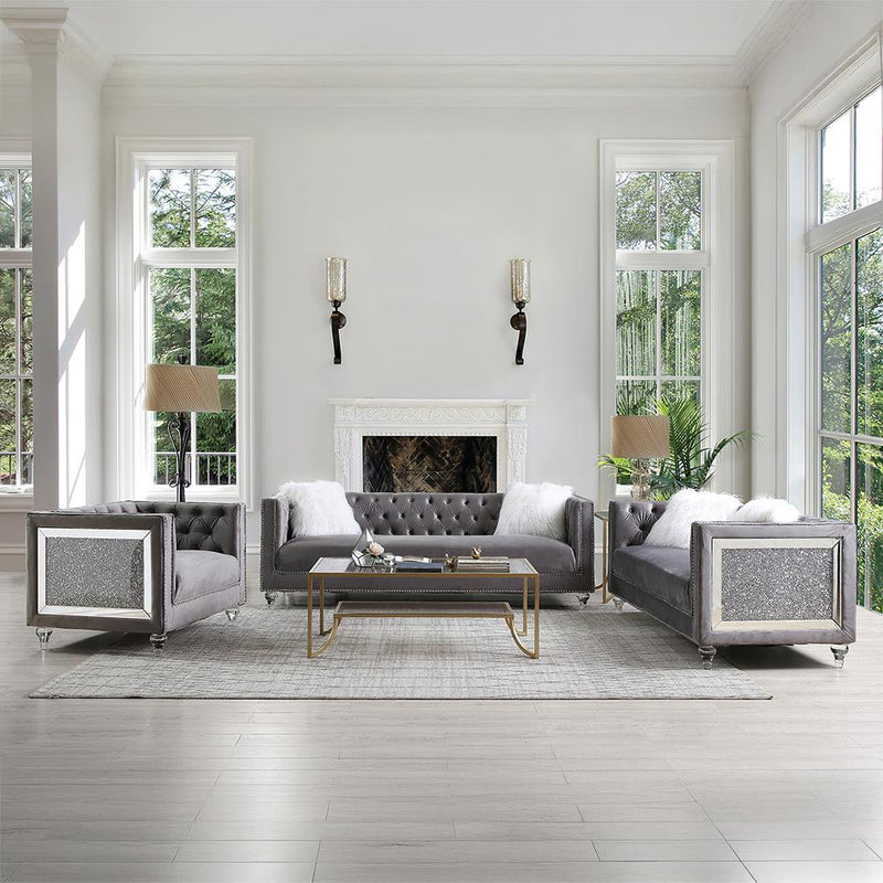 Calgary Furniture Emporium Heibero II Stationary Fabric Sofa LV00330 IMAGE 9