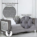 Calgary Furniture Emporium Heibero II Stationary Fabric Loveseat LV00331 IMAGE 11