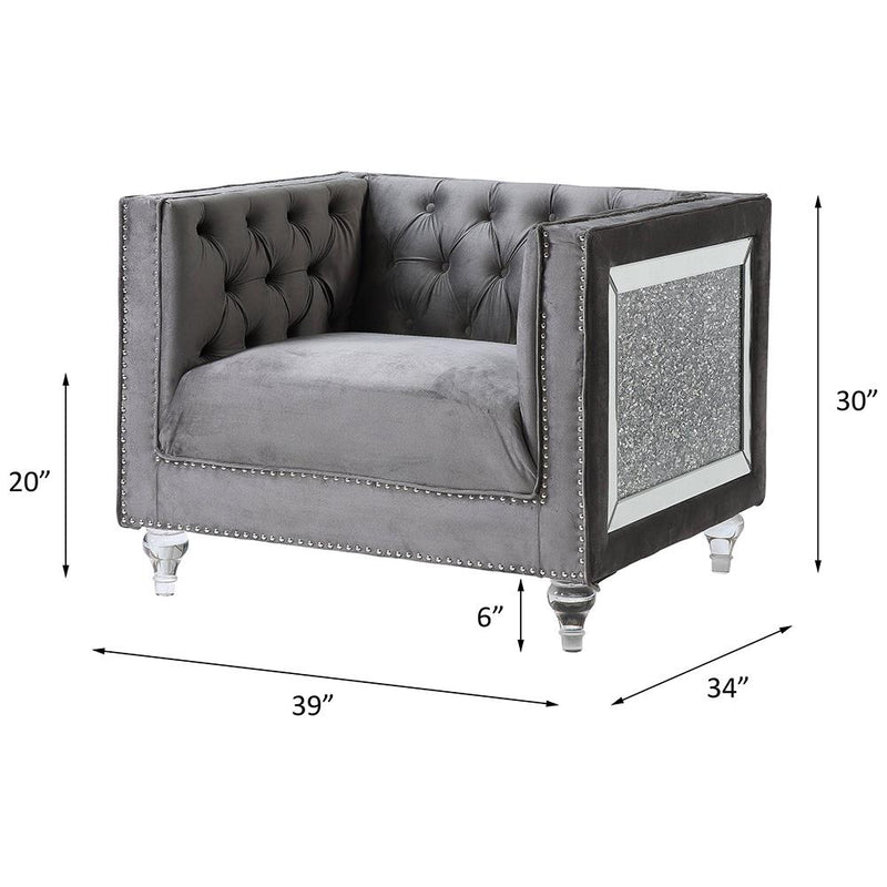 Calgary Furniture Emporium Heibero II Stationary Fabric Chair LV00332 IMAGE 8