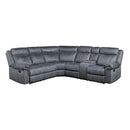 Calgary Furniture Emporium Dollum Reclining Fabric 3 pc Sectional LV00398 IMAGE 1