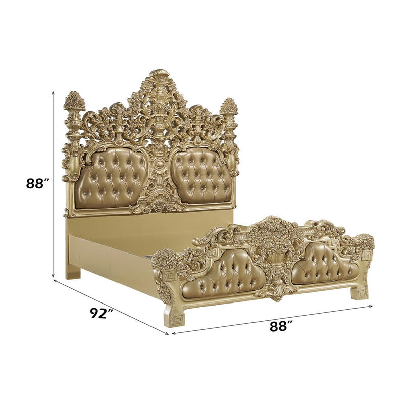 Calgary Furniture Emporium Seville King Upholstered Poster Bed BD00451EK IMAGE 6