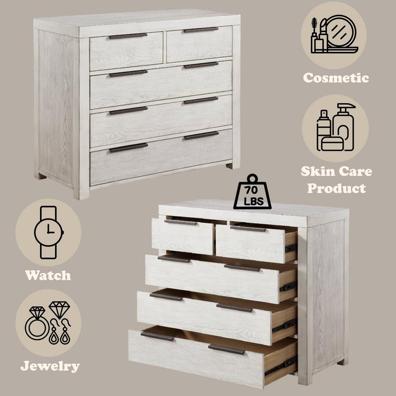 Calgary Furniture Emporium Celerina 5-Drawer Chest BD00617 IMAGE 7
