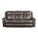 Calgary Furniture Emporium Lydia Reclining Leather Air Sofa LV00654 IMAGE 2