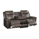 Calgary Furniture Emporium Lydia Reclining Leather Air Sofa LV00654 IMAGE 5