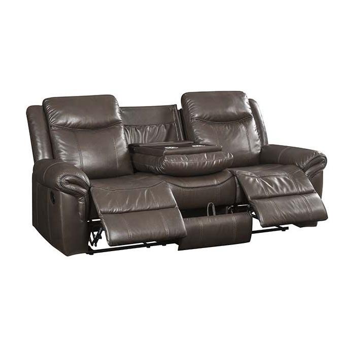 Calgary Furniture Emporium Lydia Reclining Leather Air Sofa LV00654 IMAGE 5