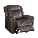 Calgary Furniture Emporium Lydia Glider Leather Air Recliner LV00656 IMAGE 5