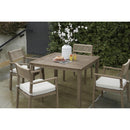  Signature Design by Ashley Aria Plains P359-615 Square Dining Table with Umbrella Option IMAGE 8