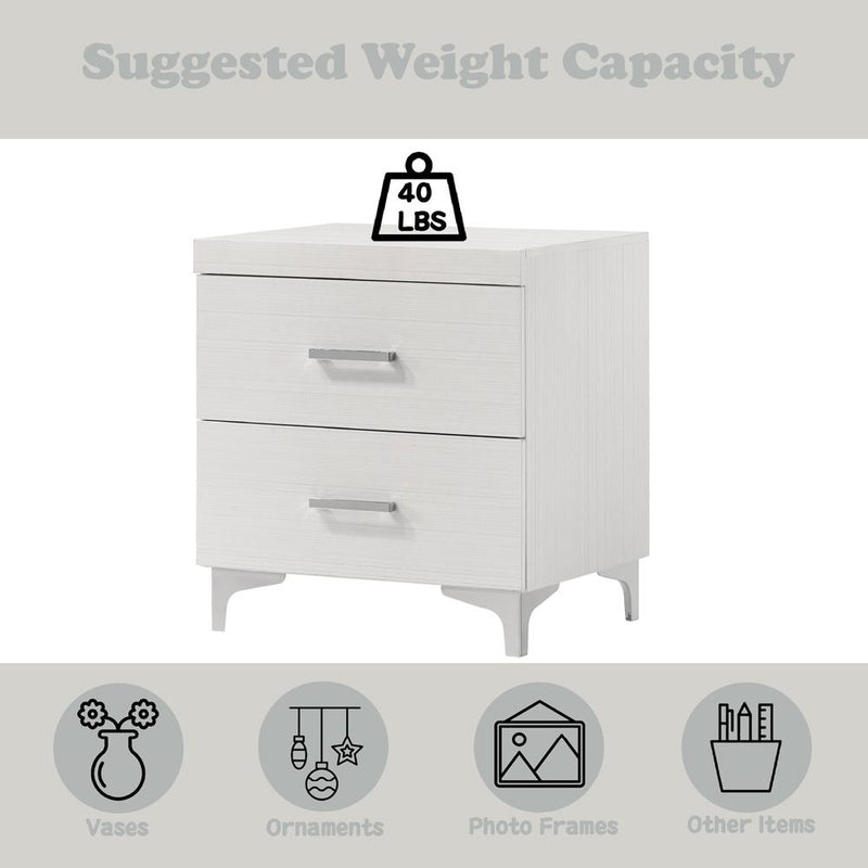 Calgary Furniture Emporium Casilda 2-Drawer Nightstand BD00645 IMAGE 9