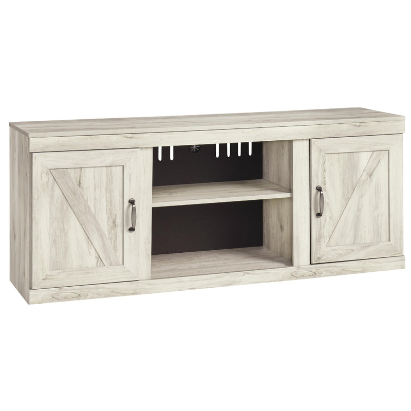 Signature Design by Ashley Bellaby EW0331-268 Large TV Stand with Fireplace Option IMAGE 1