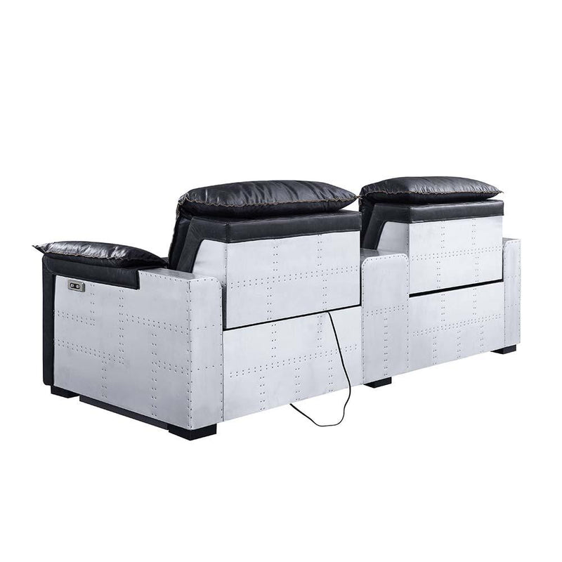 Calgary Furniture Emporium Misezon Leather 2-seat Home Theatre Seating with Wall Recline 59952 IMAGE 5