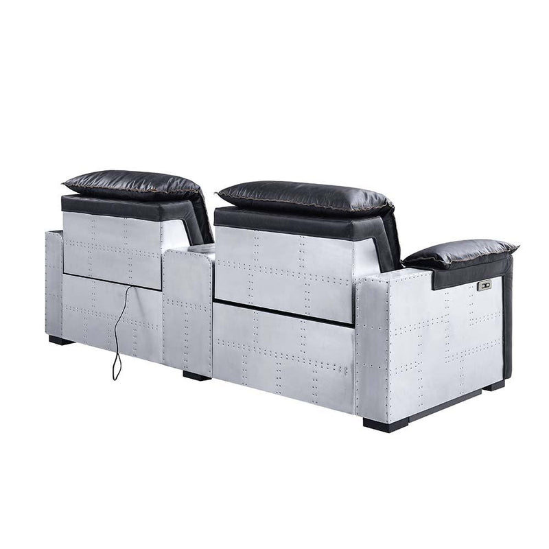 Calgary Furniture Emporium Misezon Leather 2-seat Home Theatre Seating with Wall Recline 59952 IMAGE 7