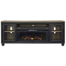 Signature Design by Ashley Foyland W989W1 83" TV Stand with Electric Fireplace IMAGE 3