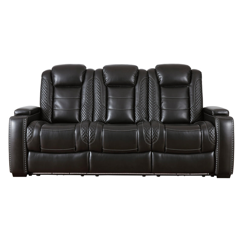  Signature Design by Ashley Party Time 3700315C Power Reclining Sofa with Adjustable Headrest IMAGE 1