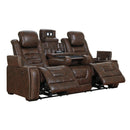  Signature Design by Ashley Game Zone 3850115C Power Reclining Sofa with Adjustable Headrest IMAGE 2