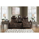  Signature Design by Ashley Game Zone 3850115C Power Reclining Sofa with Adjustable Headrest IMAGE 4