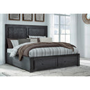 Signature Design by Ashley Foyland B989B4 King Panel Storage Bed IMAGE 5