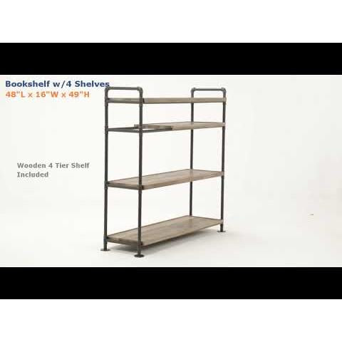 Calgary Furniture Emporium Bookcases 4-Shelf AC00757 IMAGE 9