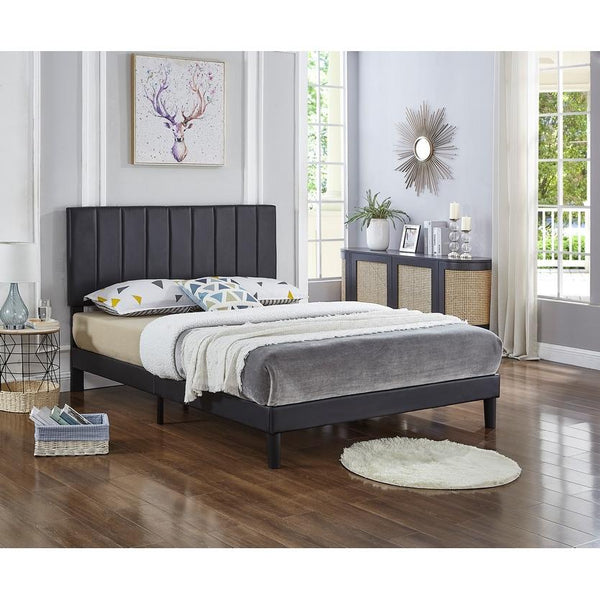 IFDC Full Upholstered Platform Bed IF 5360 - 54 IMAGE 1