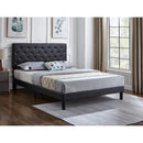 IFDC Full Upholstered Platform Bed IF 5380 - 54 IMAGE 1