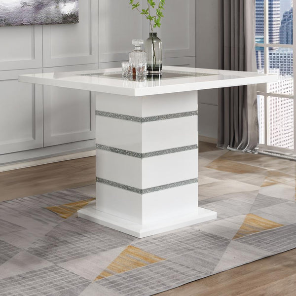 Calgary Furniture Emporium Elizaveta Counter Height Dining Table with Pedestal Base DN00817 IMAGE 1