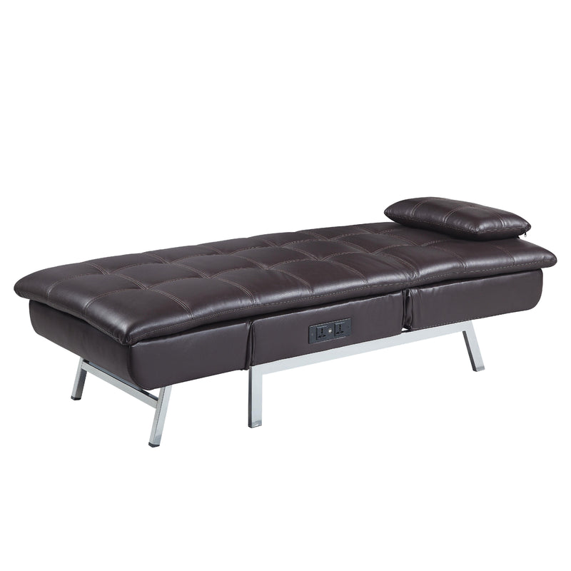 Calgary Furniture Emporium Padilla Leather Look Chaise LV00825 IMAGE 7