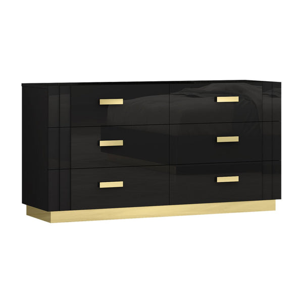 Calgary Furniture Emporium Glamour 6-Drawer Dresser SB809-DR IMAGE 1