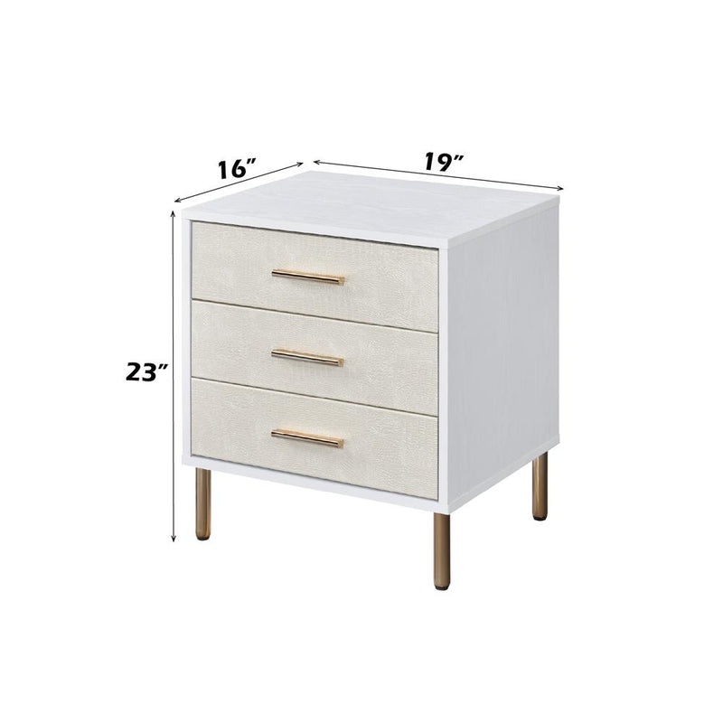 Calgary Furniture Emporium Myles 3-Drawer Nightstand AC00843 IMAGE 6
