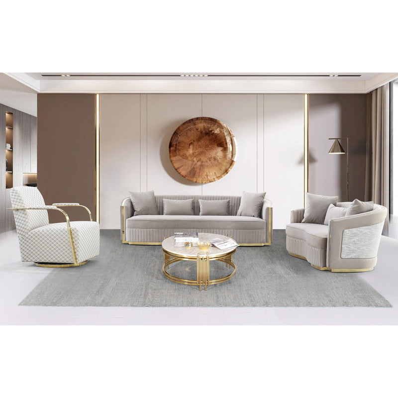 Calgary Furniture Emporium Stationary Fabric Loveseat HD-2027-L IMAGE 4