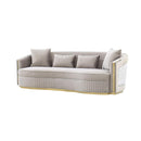 Calgary Furniture Emporium Giselle Stationary Fabric Sofa HD-2027-S IMAGE 2