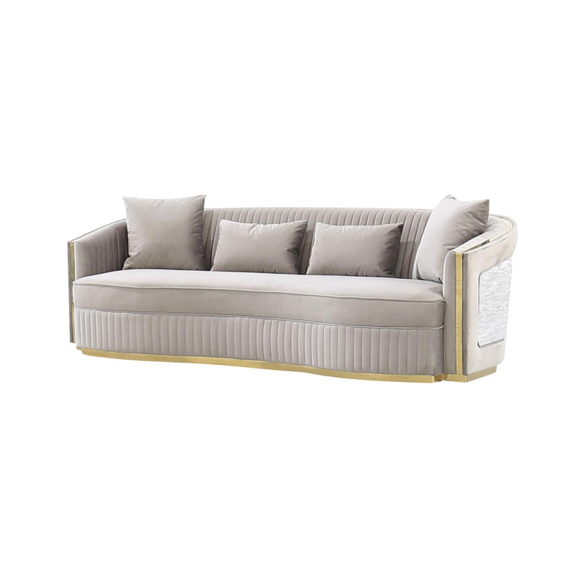 Calgary Furniture Emporium Giselle Stationary Fabric Sofa HD-2027-S IMAGE 2