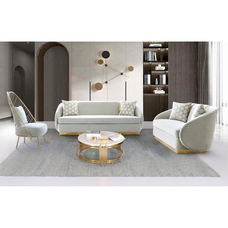 Calgary Furniture Emporium Penelope Stationary Fabric Chair HD-2060-C IMAGE 4