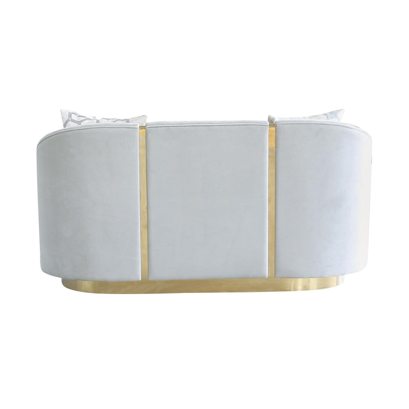 Calgary Furniture Emporium Stationary Fabric Loveseat HD-2012-L IMAGE 3