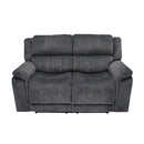 Calgary Furniture Emporium Power Reclining Fabric Loveseat 6129 L GR IMAGE 1