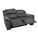 Calgary Furniture Emporium Power Reclining Fabric Loveseat 6129 L GR IMAGE 2