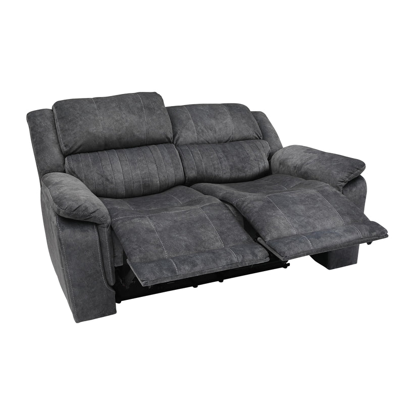 Calgary Furniture Emporium Power Reclining Fabric Loveseat 6129 L GR IMAGE 2
