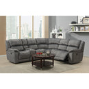 Calgary Furniture Emporium Washington Power Reclining Fabric 7 pc Sectional 6129A-LAF-GR/6129A-C-GR/6129A-AC-GR/6129A-WB-GR/6129A-WS-GR/6129A-RC-GR/6129A-RAF-GR IMAGE 1