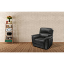 Calgary Furniture Emporium Lousiana Power Leather Air Recliner 8299 C GR IMAGE 2
