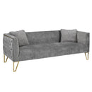 Calgary Furniture Emporium Aura Stationary Fabric Sofa HD-1652-S IMAGE 1