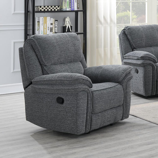 Calgary Furniture Emporium Neal Rocker Fabric Recliner 5587 C GR IMAGE 1