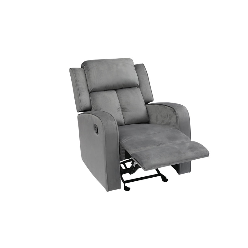 Calgary Furniture Emporium Hillsdale Rocker Fabric Recliner 7712 C GR IMAGE 2