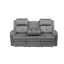 Calgary Furniture Emporium Hillsdale Reclining Fabric Sofa 7712 S GR IMAGE 1