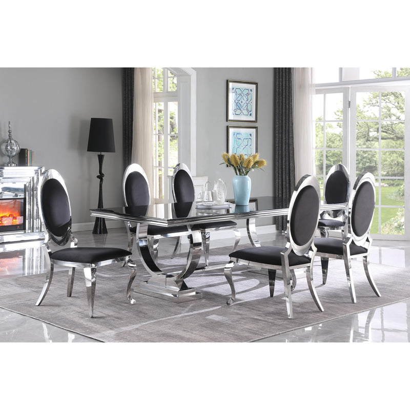 Calgary Furniture Emporium Divina Dining Chair Y851 -BK IMAGE 3