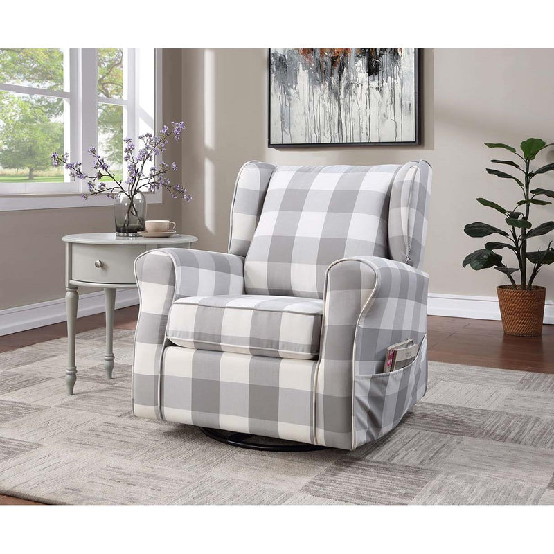 Calgary Furniture Emporium Patli Swivel Fabric Chair LV00922 IMAGE 1