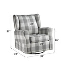 Calgary Furniture Emporium Patli Swivel Fabric Chair LV00922 IMAGE 7