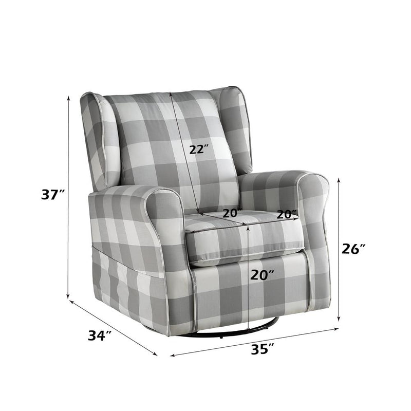 Calgary Furniture Emporium Patli Swivel Fabric Chair LV00922 IMAGE 7