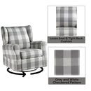 Calgary Furniture Emporium Patli Swivel Fabric Chair LV00922 IMAGE 8
