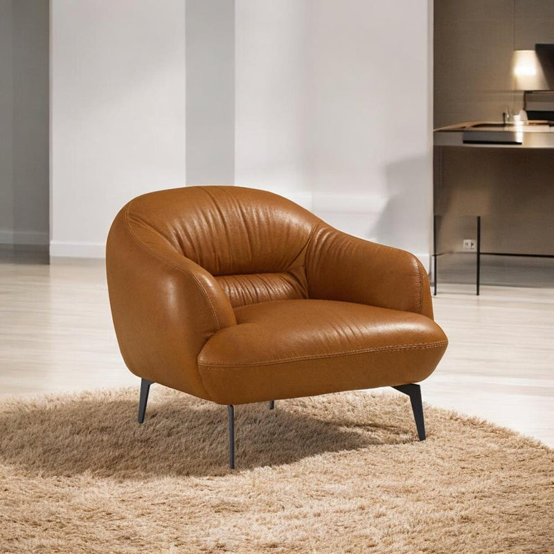 Calgary Furniture Emporium Leonia Stationary Leather Chair LV00939 IMAGE 3
