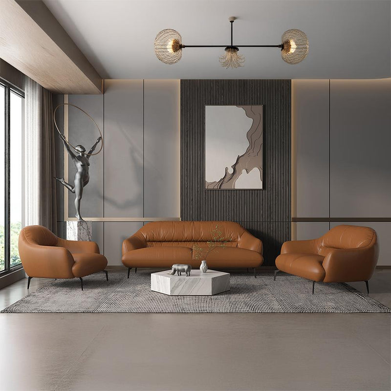 Calgary Furniture Emporium Leonia Stationary Leather Chair LV00939 IMAGE 6